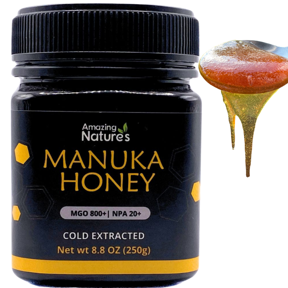 Raw Manuka Honey Organic Certified Non-GMO Daily Wellness – 8.8oz (250g)