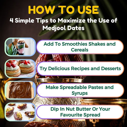 Organic Medjool Dates – No Sugar Added • Premium 2.2 lb Resealable Pouch • Natural, Fresh & Jumbo